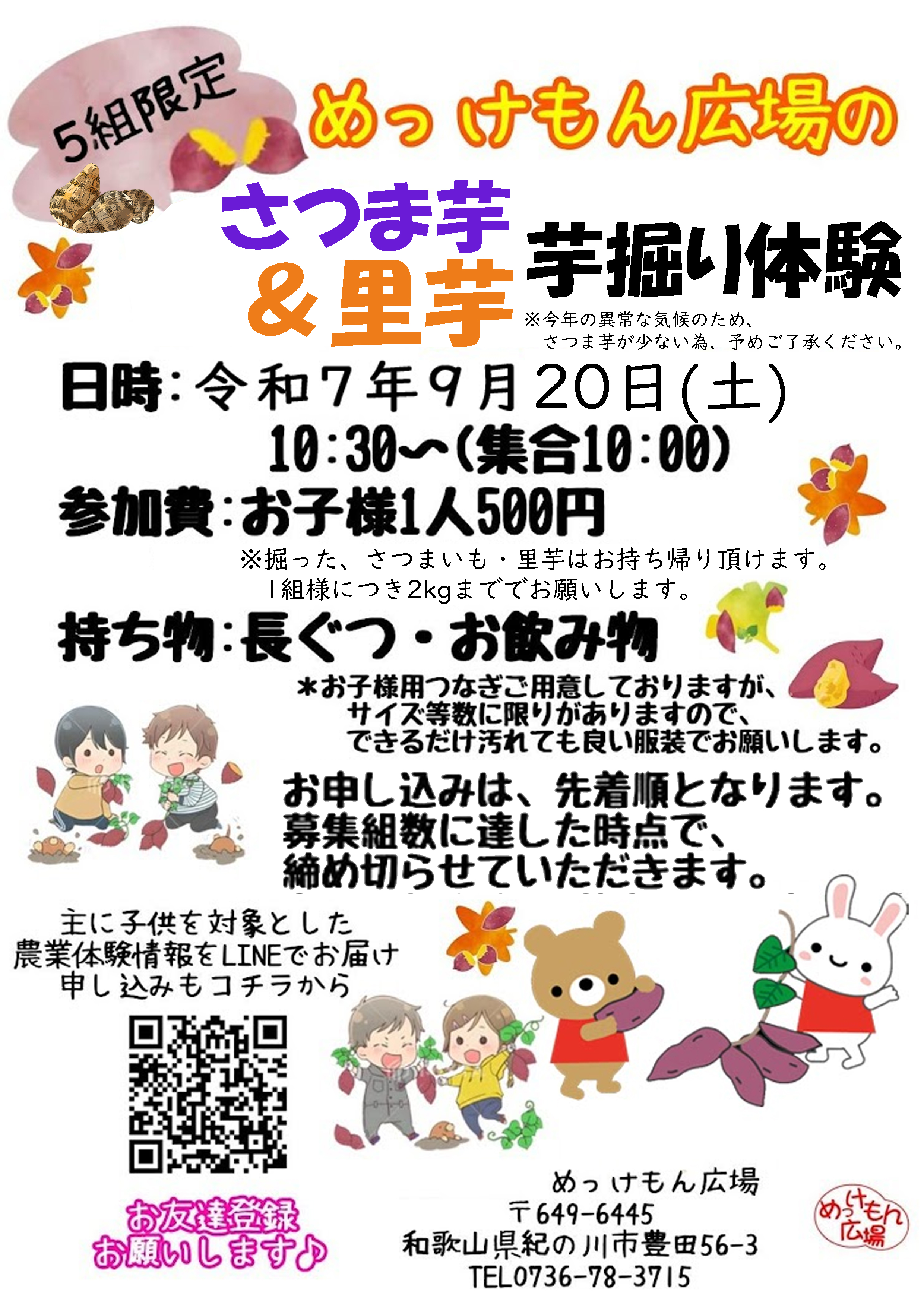 さつまいも掘り